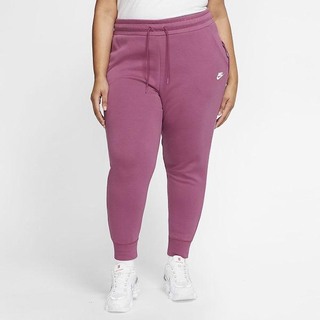 Pantaloni Nike Sportswear Tech Fleece Plus Size Dama Roz Albi | DOQF-25364